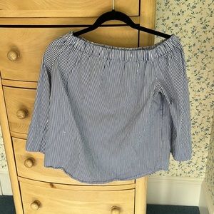 Zara off the shoulder blouse